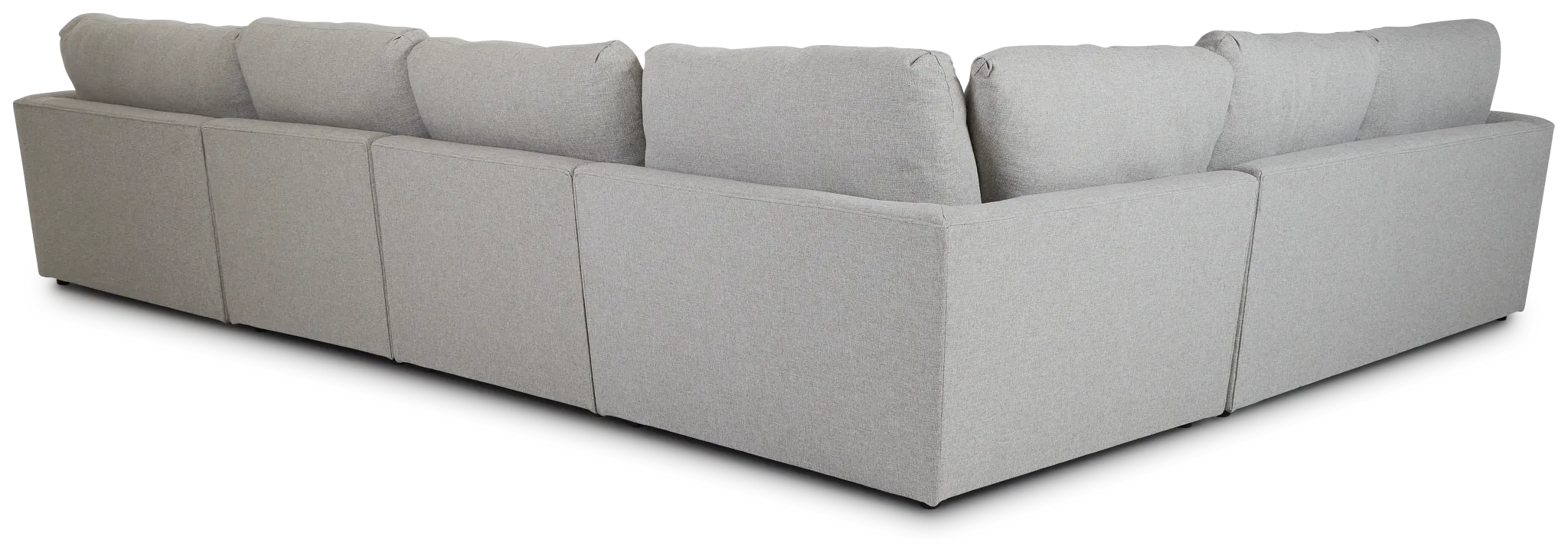 Noah Khaki Fabric Large Right Chaise Sectional