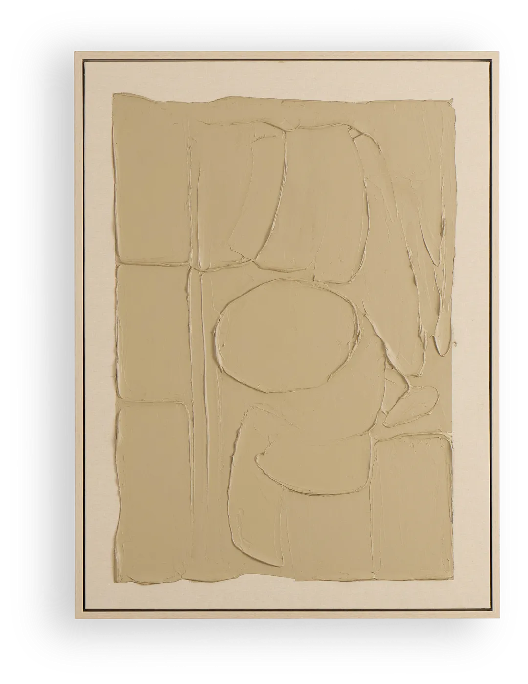 Edith Light Brown Framed Wall Art