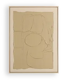 Edith Light Brown Framed Wall Art