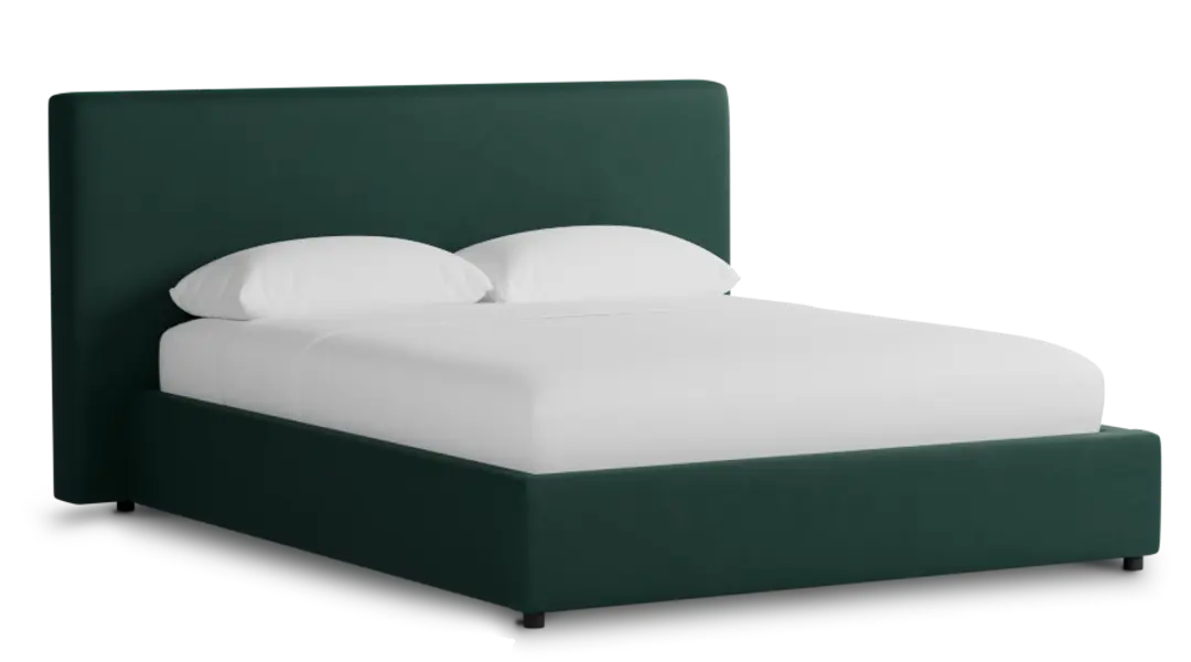 Grayton Joya Green 44" Upholstered Platform Bed Grayton Joya Green 44" Upholstered Platform Bed