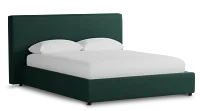 Grayton Joya Green 44" Upholstered Platform Bed