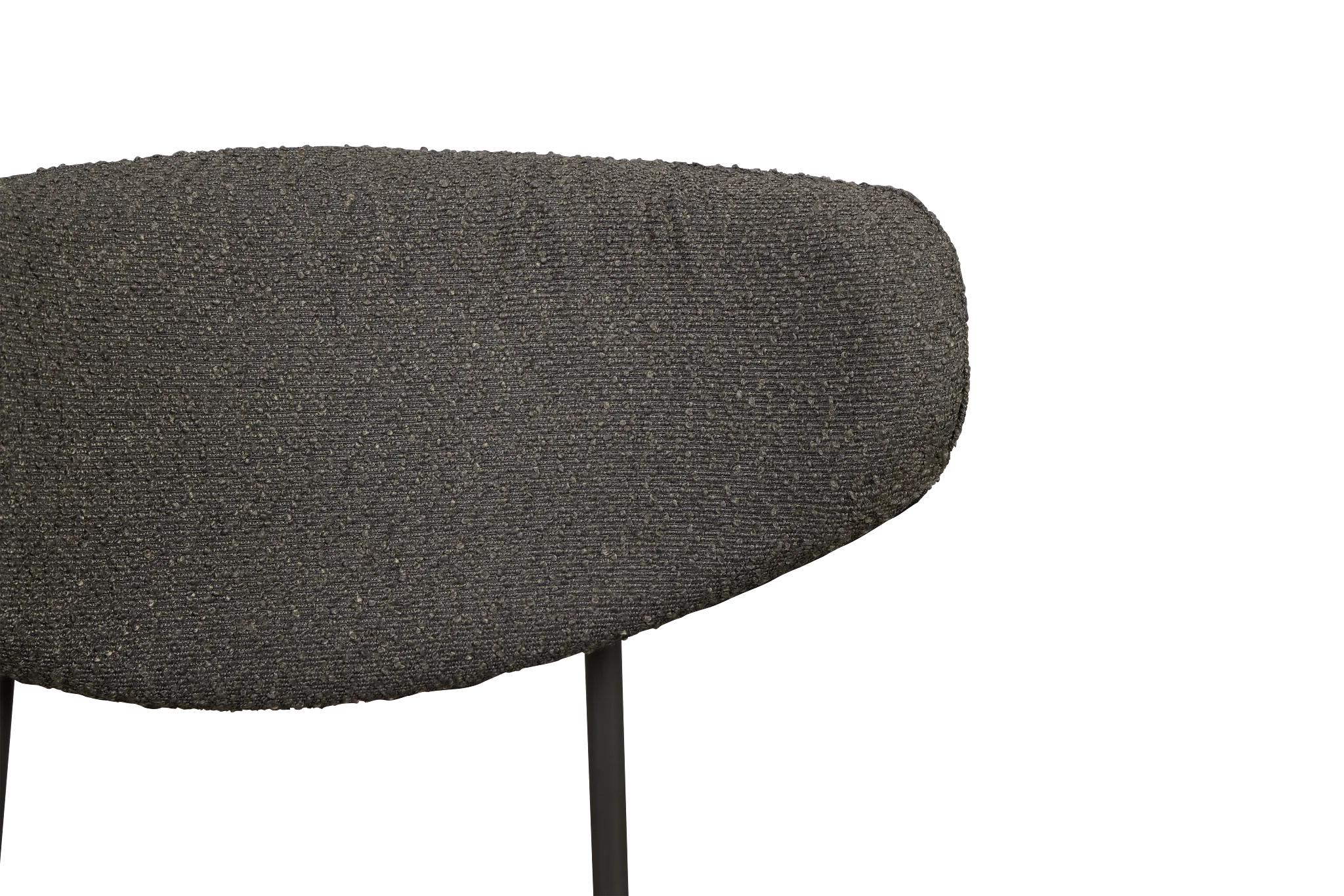 Fresno Dark Gray Upholstered Side Chair