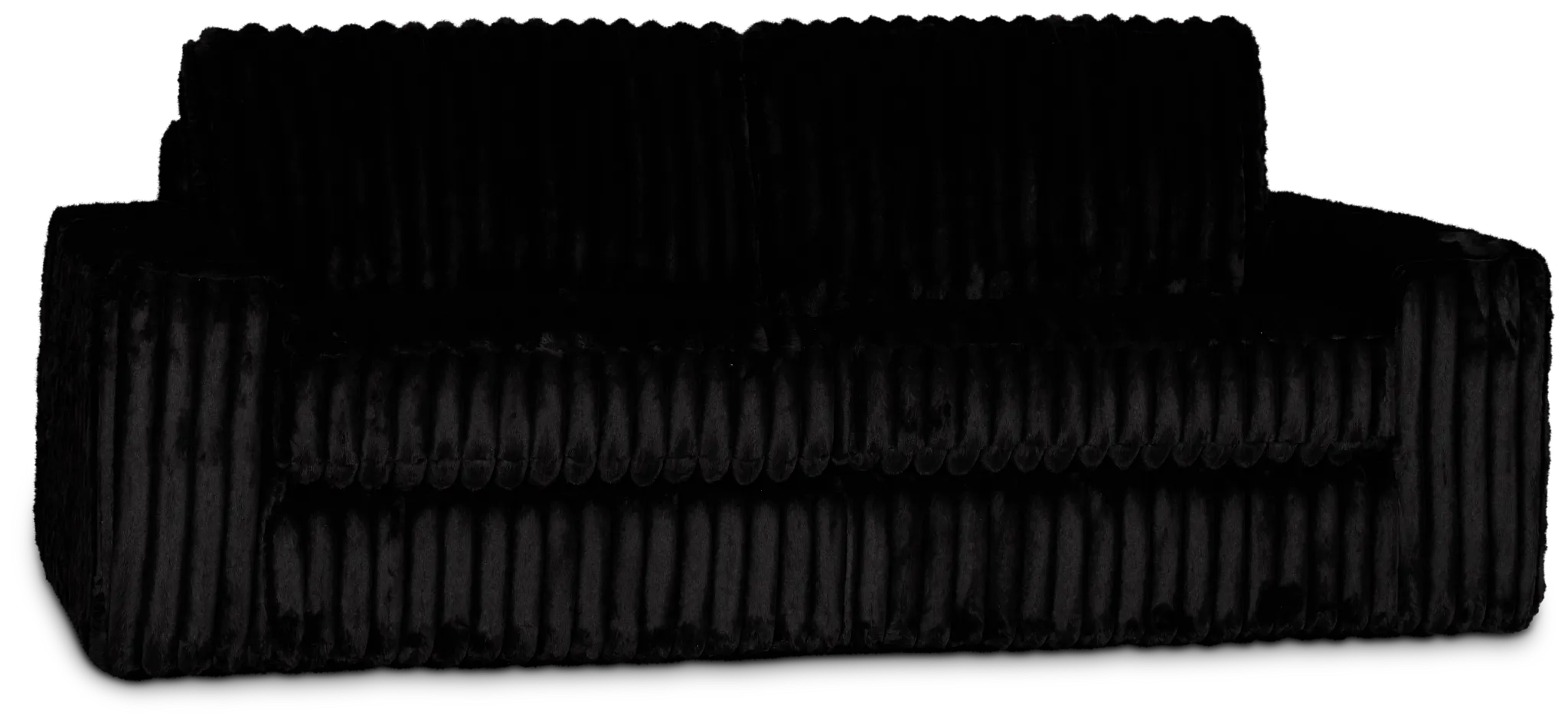 Teddy Black Fabric Sofa