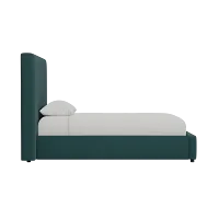 Grayton Joya Green 54" Upholstered Platform Bed