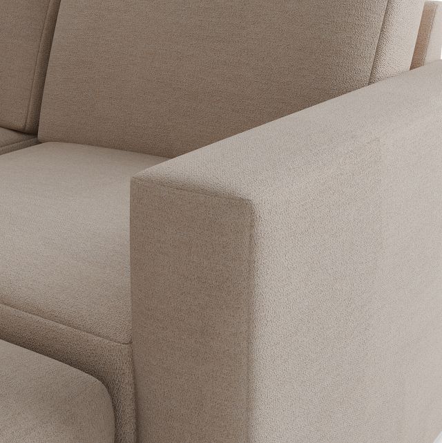 Citymod Beige Fabric 6-piece Pit Sectional