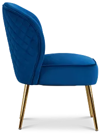 Tami Navy Velvet Accent Chair