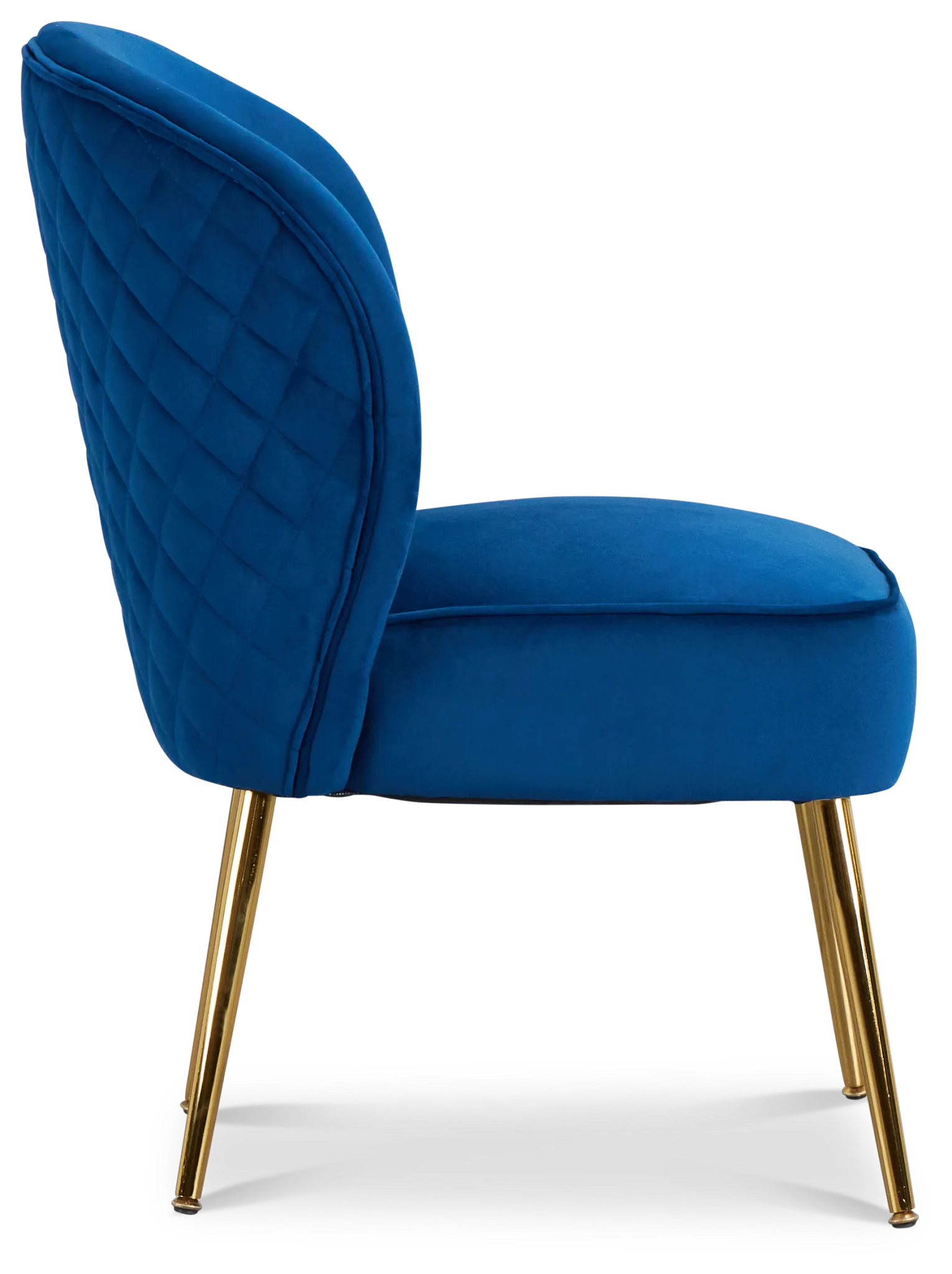 Tami Navy Velvet Accent Chair