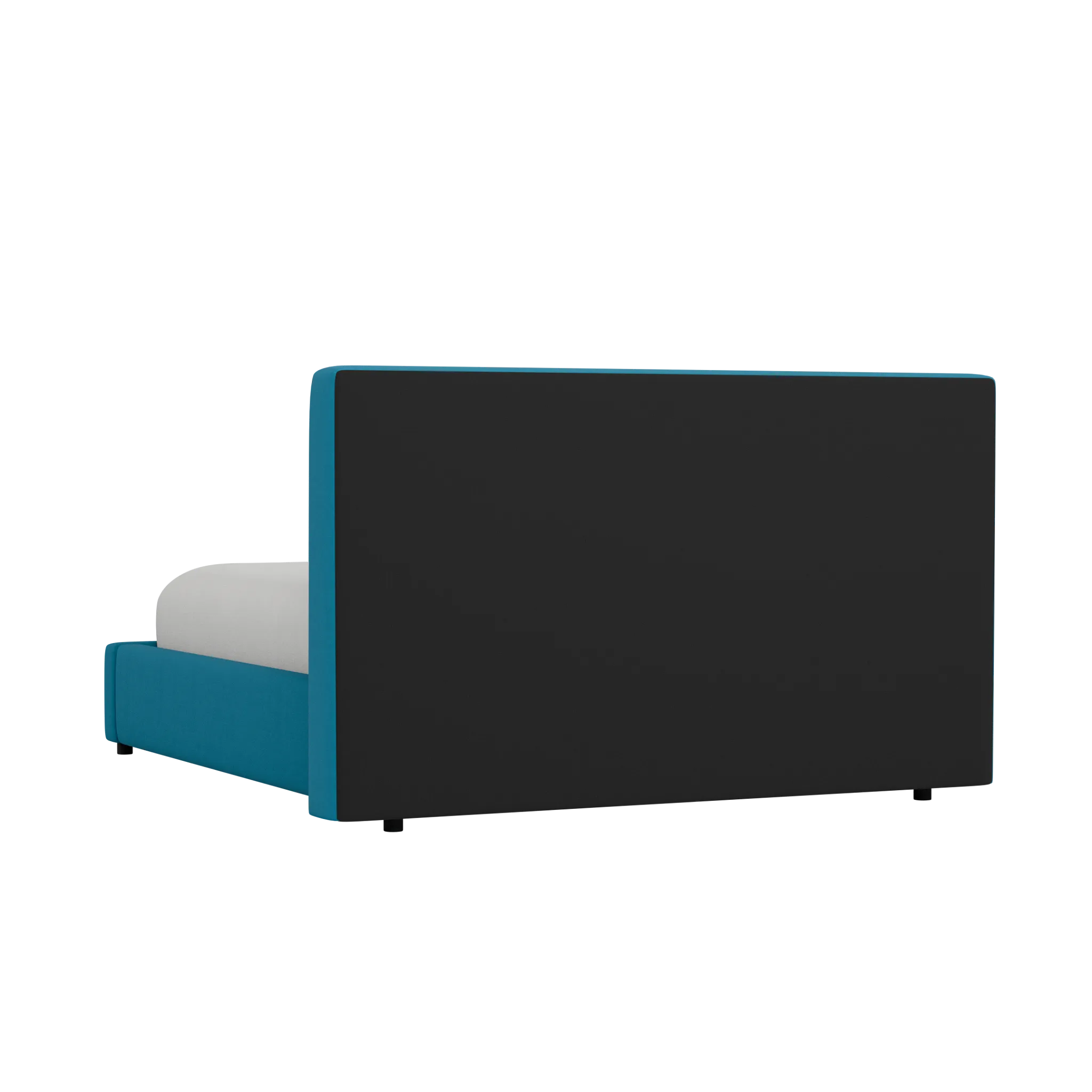 Grayton Joya Teal 44" Upholstered Platform Bed