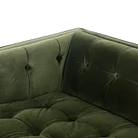 Four Hands Daren Dark Green Velvet Sofa