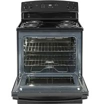 Ge 360 Series Black 30" Electric Range