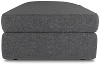 Siesta Delray Dark Gray Fabric Ottoman