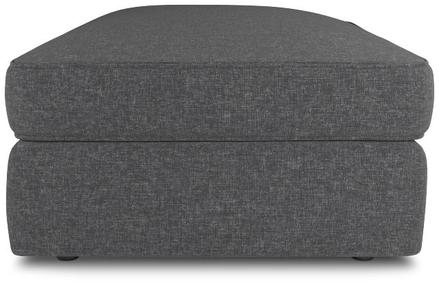 Siesta Delray Dark Gray Fabric Ottoman
