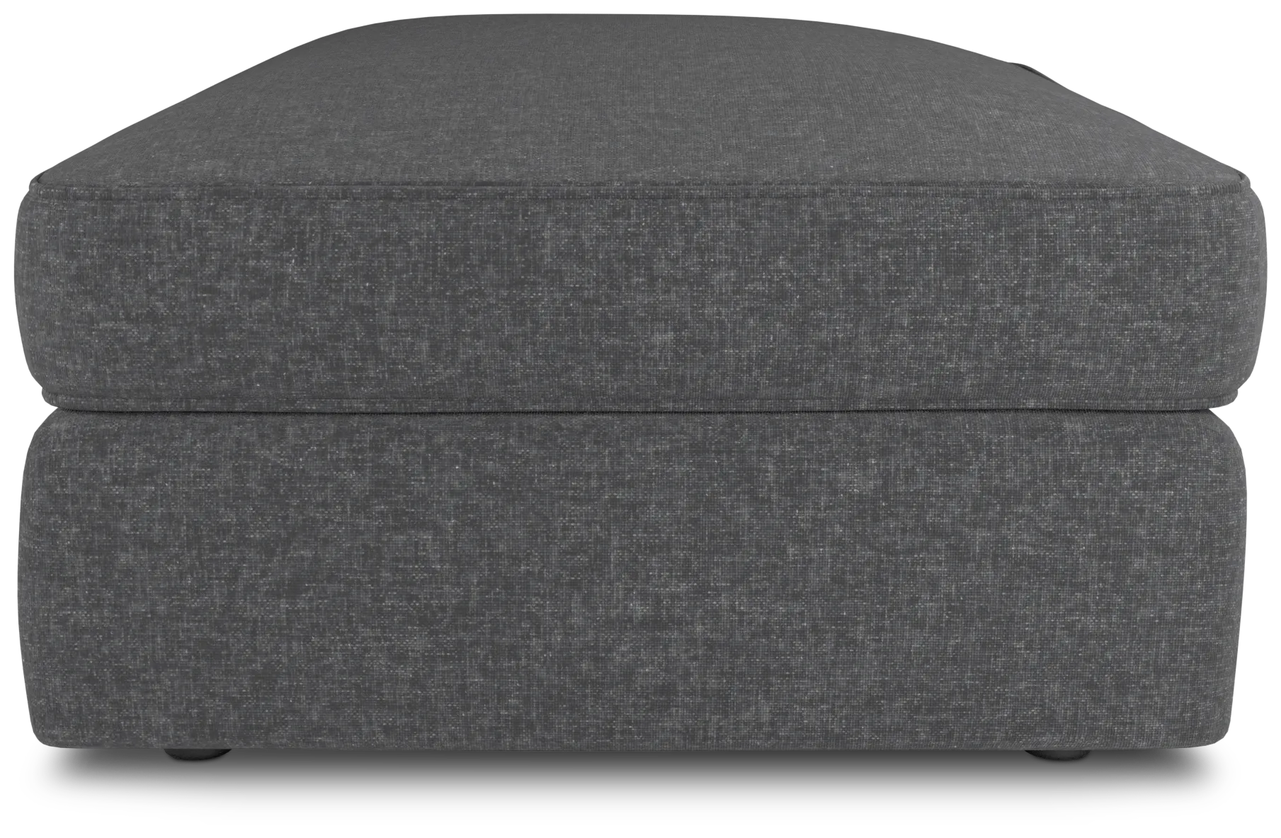 Siesta Delray Dark Gray Fabric Ottoman