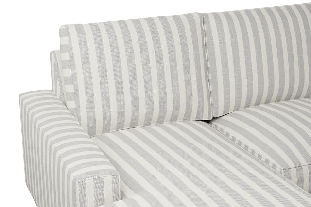 Edgewater Sea Lane Light Gray Large Left Chaise Sectional