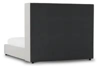 Captiva Gellar Gray 60" Upholstered Shelter Bed