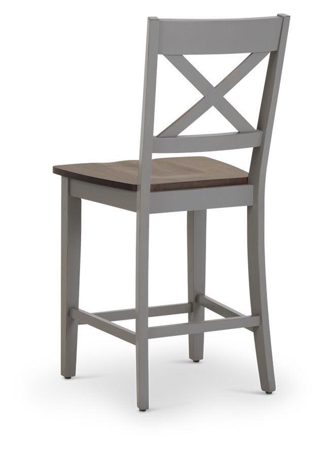 Sumter Gray 24" Wood Barstool