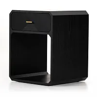 Four Hands Caspian Black Nightstand