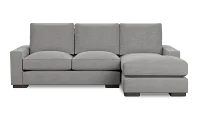 Edgewater Victory Gray Right Chaise Sectional