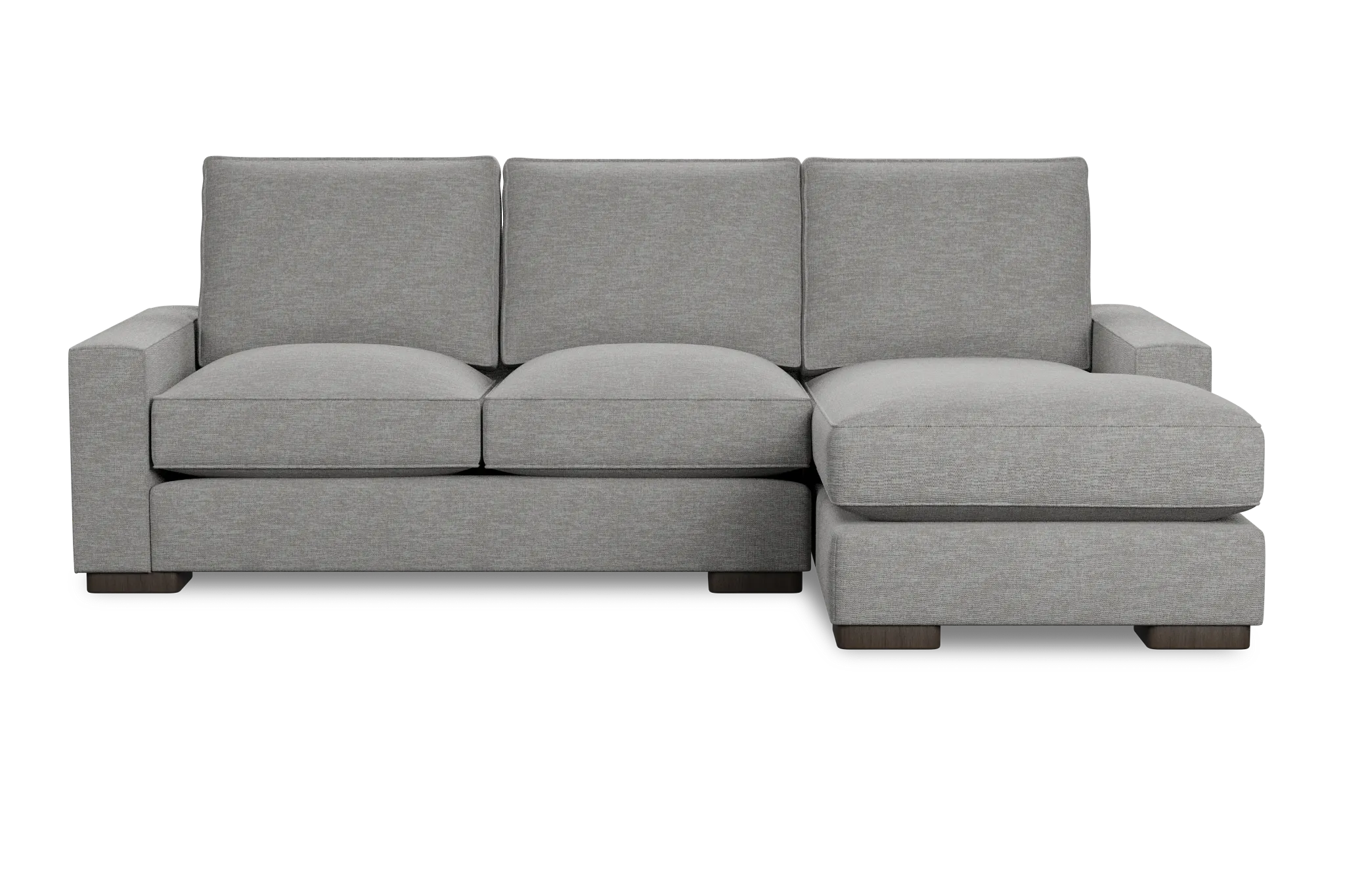 Edgewater Victory Gray Right Chaise Sectional