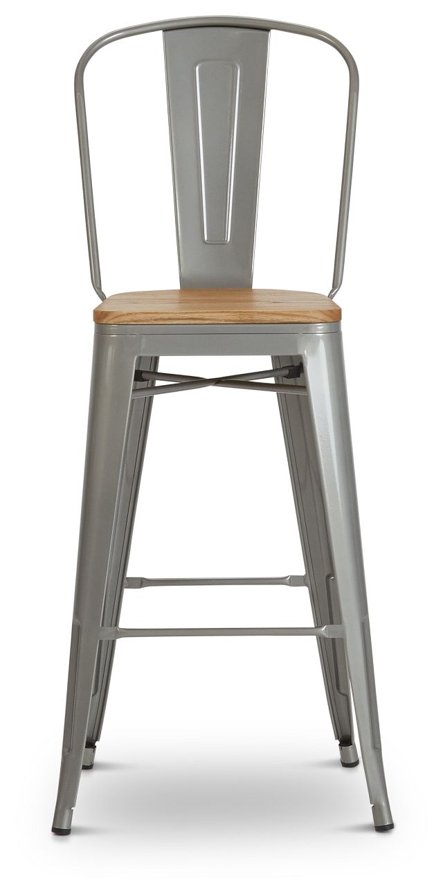 Huntley Light Tone 30" Wood Barstool