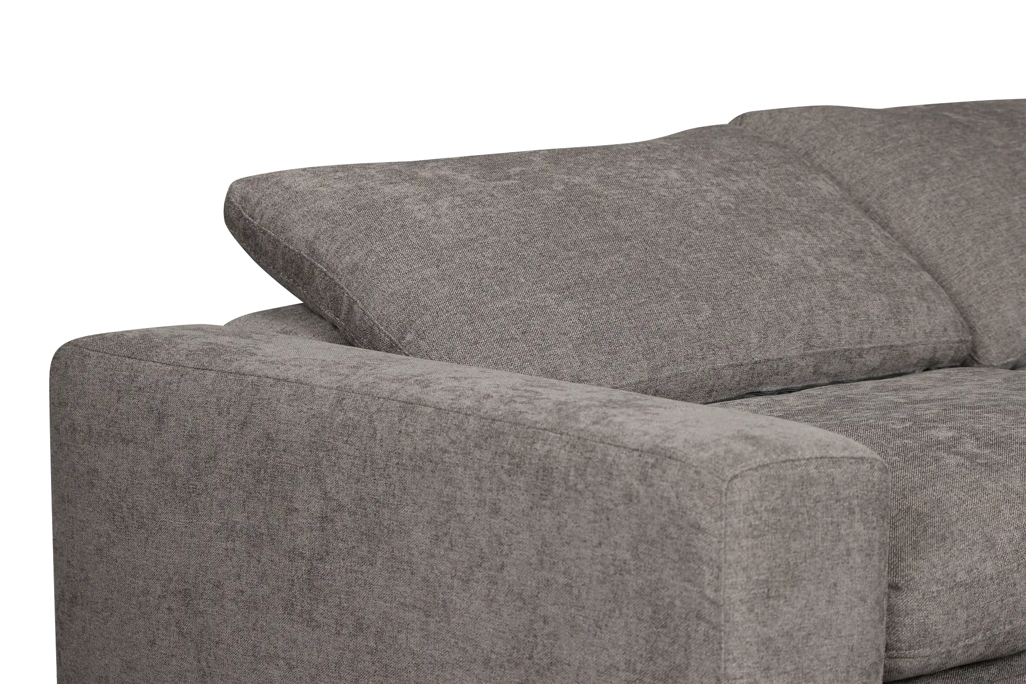 Drift Dark Gray Fabric 3-piece Modular Power Sofa Drift Dark Gray Fabric 3-piece Modular Power Sofa
