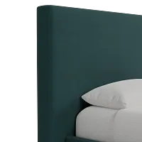 Grayton Joya Green 54" Upholstered Platform Bed