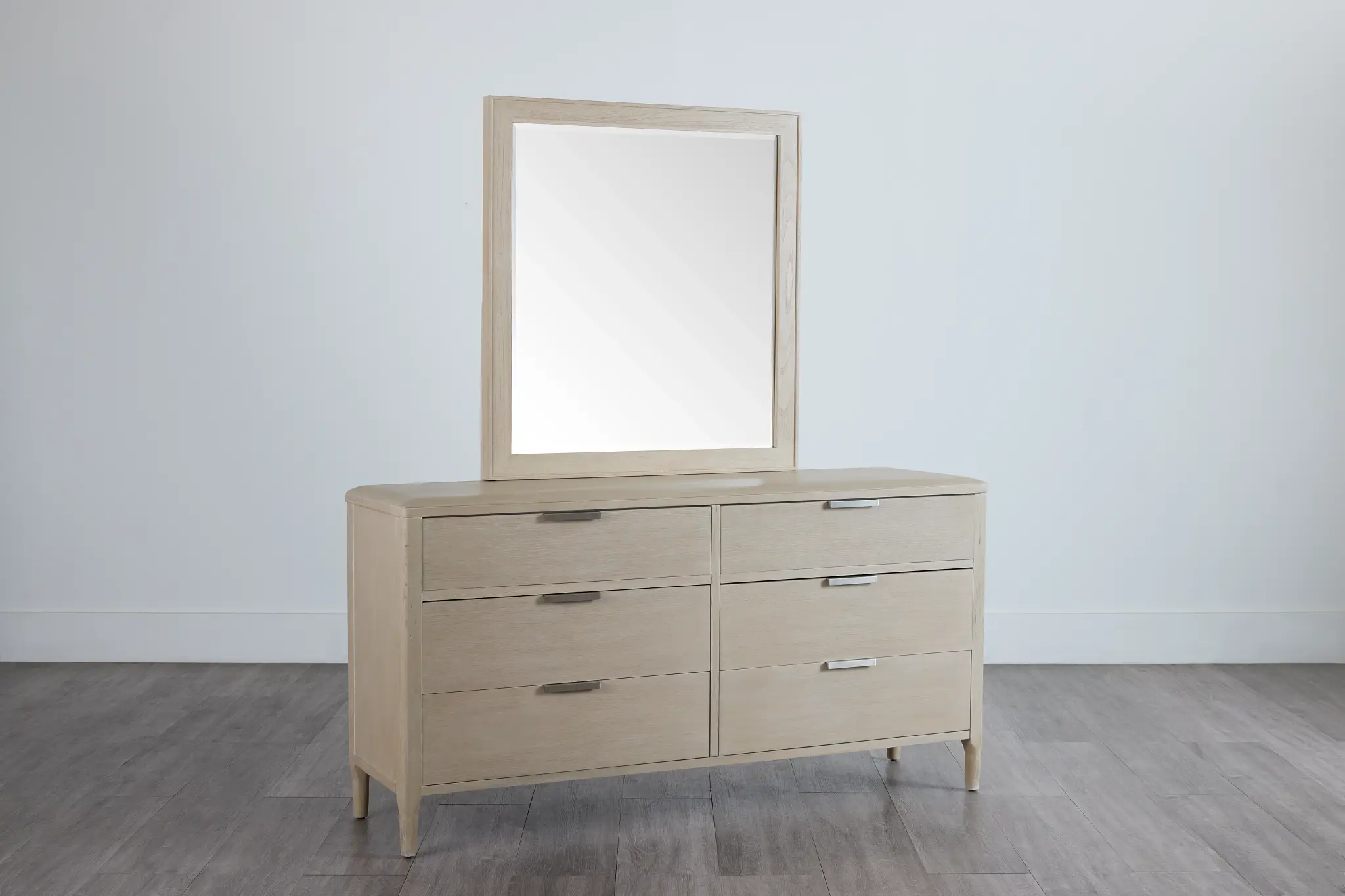 Castello Light Tone Dresser & Mirror Castello Light Tone Dresser & Mirror