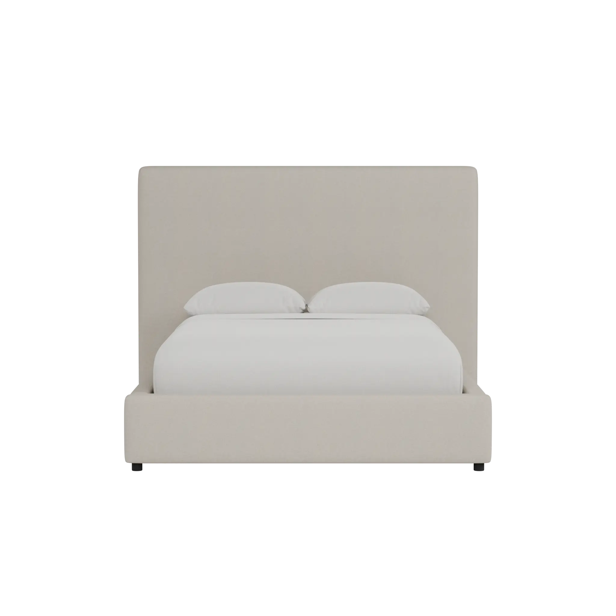 Grayton Suave Beige 54" Upholstered Platform Bed Grayton Suave Beige 54" Upholstered Platform Bed