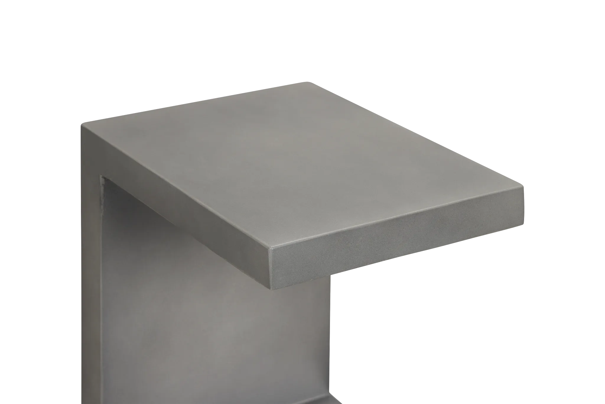 Brio Gray Square End Table