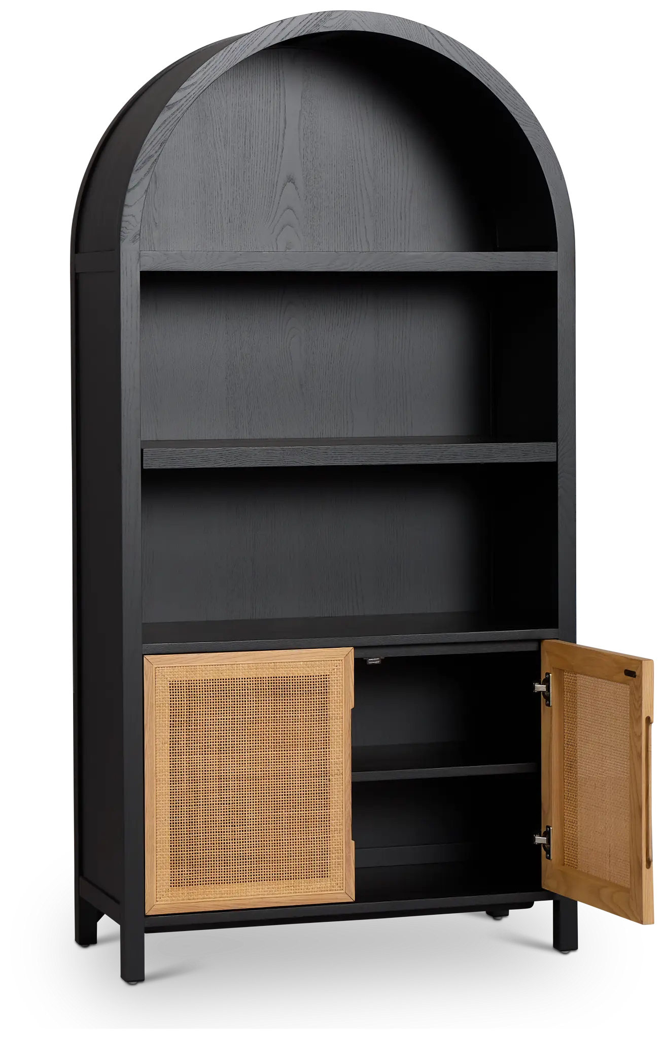 Pacific Black Arched Bookcase Pacific Black Arched Bookcase
