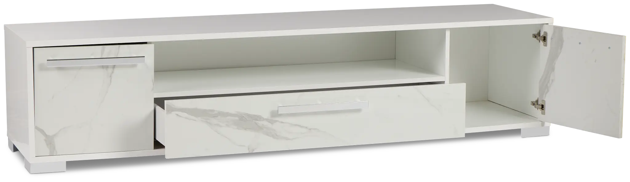 Modena White 86" Tv Stand Modena White 86" Tv Stand