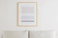Jayln Beige Framed Wall Art