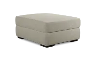 Edgewater Suave Beige Ottoman