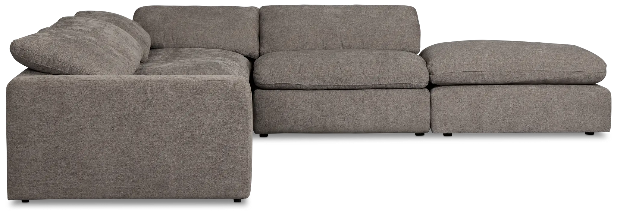 Drift Dark Gray Fabric Medium Dual Power Right Bumper Sectional Drift Dark Gray Fabric Medium Dual Power Right Bumper Sectional