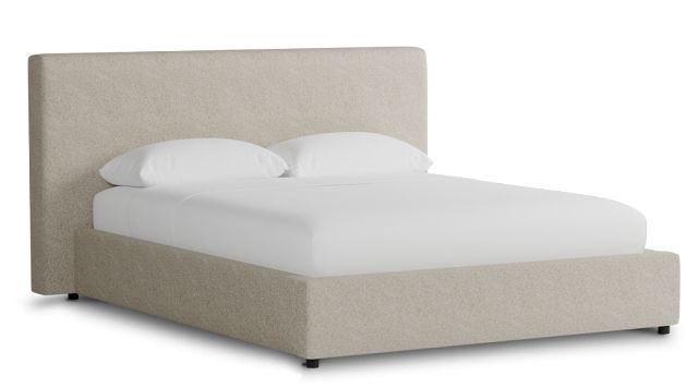 Grayton Gellar Green 44" Upholstered Platform Bed