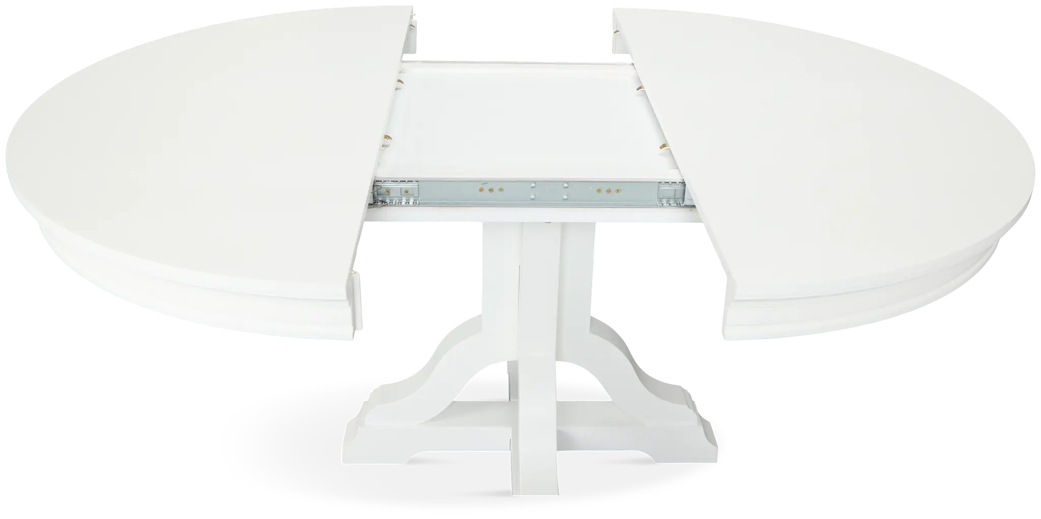 Cape Cod Ivory Round Table & 4 Upholstered Chairs Cape Cod Ivory Round Table & 4 Upholstered Chairs