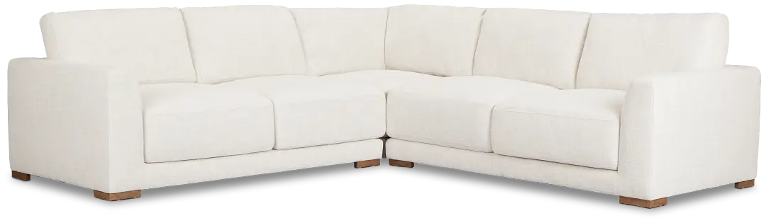Maeve Light Beige Fabric Small Two-arm Sectional Maeve Light Beige Fabric Small Two-arm Sectional