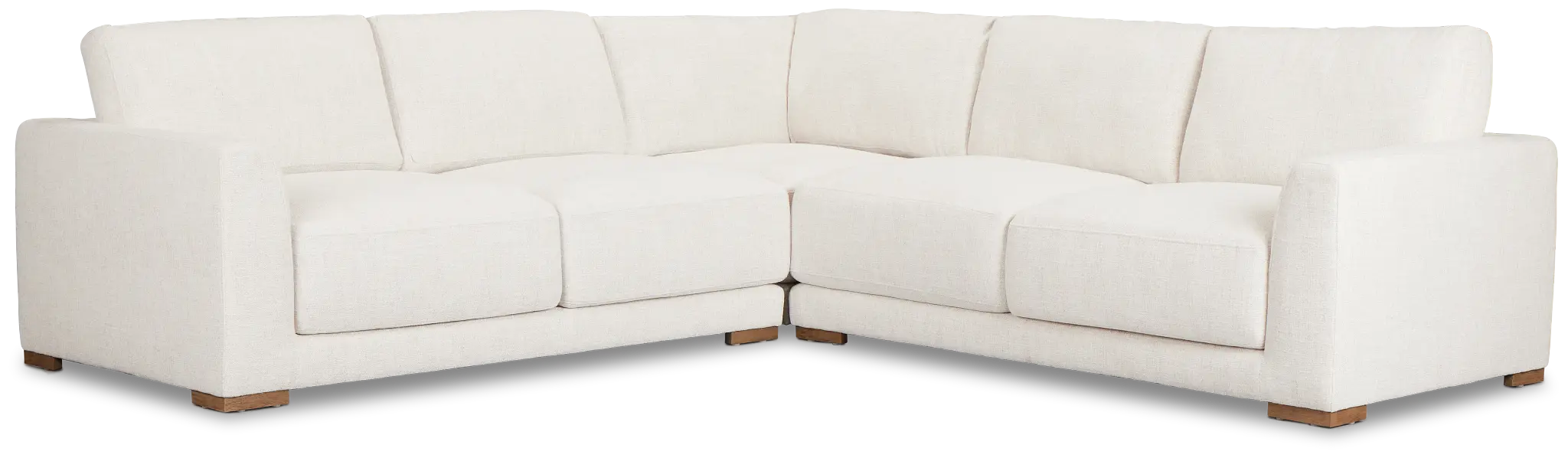 Maeve Light Beige Fabric Small Two-arm Sectional Maeve Light Beige Fabric Small Two-arm Sectional