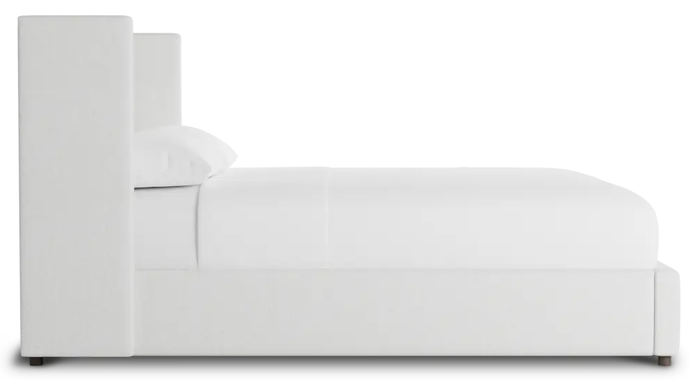 Captiva Elite Ivory 48" Upholstered Shelter Bed Captiva Elite Ivory 48" Upholstered Shelter Bed