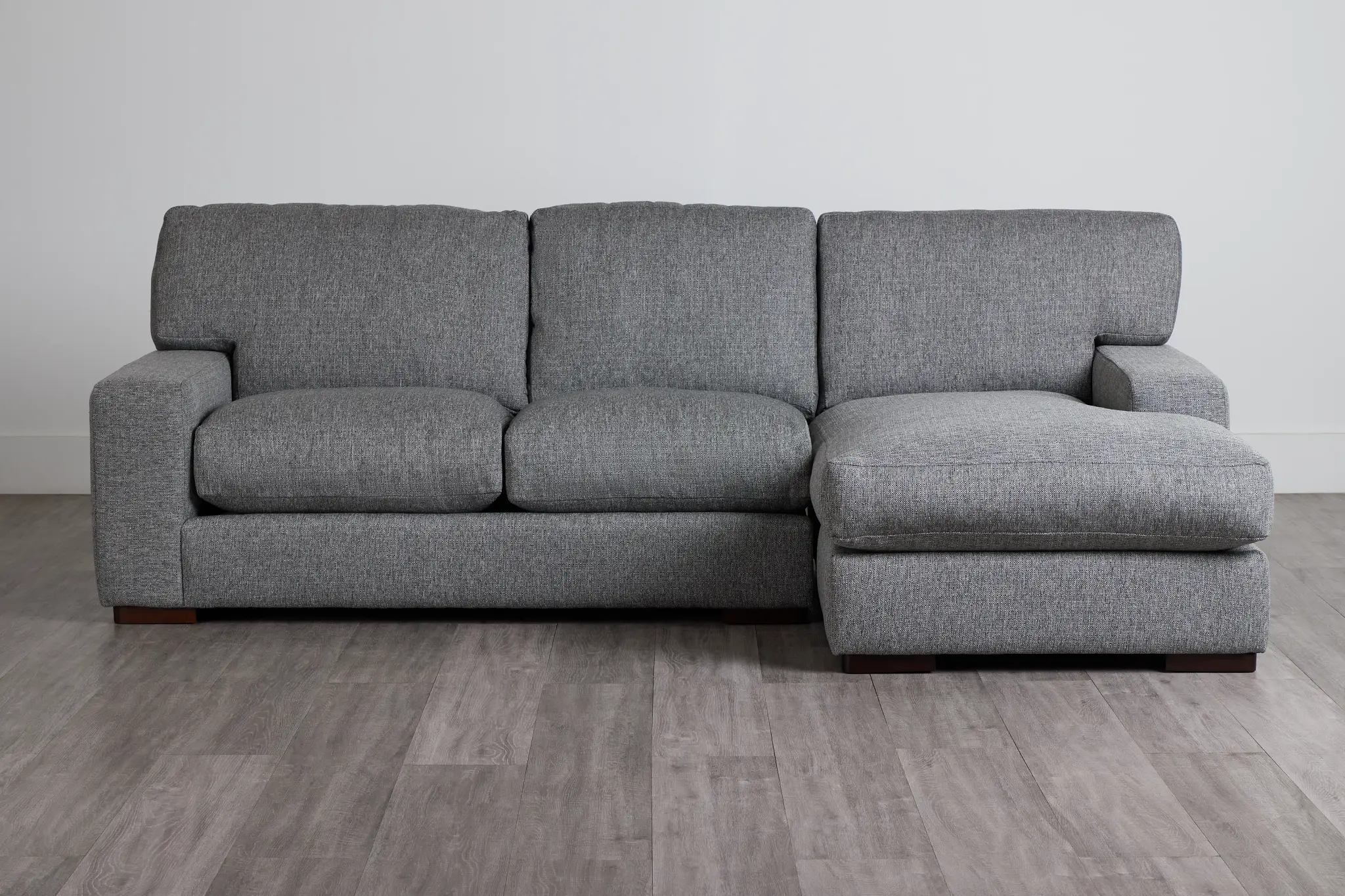 Veronica Dark Gray Down Right Chaise Sectional Veronica Dark Gray Down Right Chaise Sectional