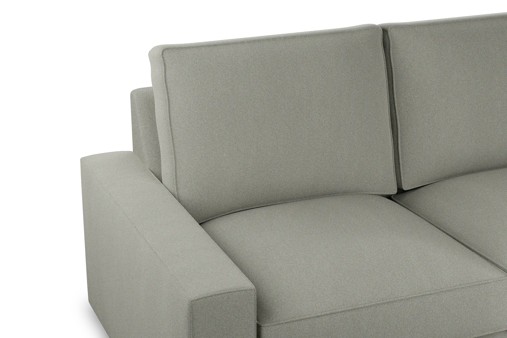 Edgewater Delray Pewter Large Two-arm Sectional Edgewater Delray Pewter Large Two-arm Sectional