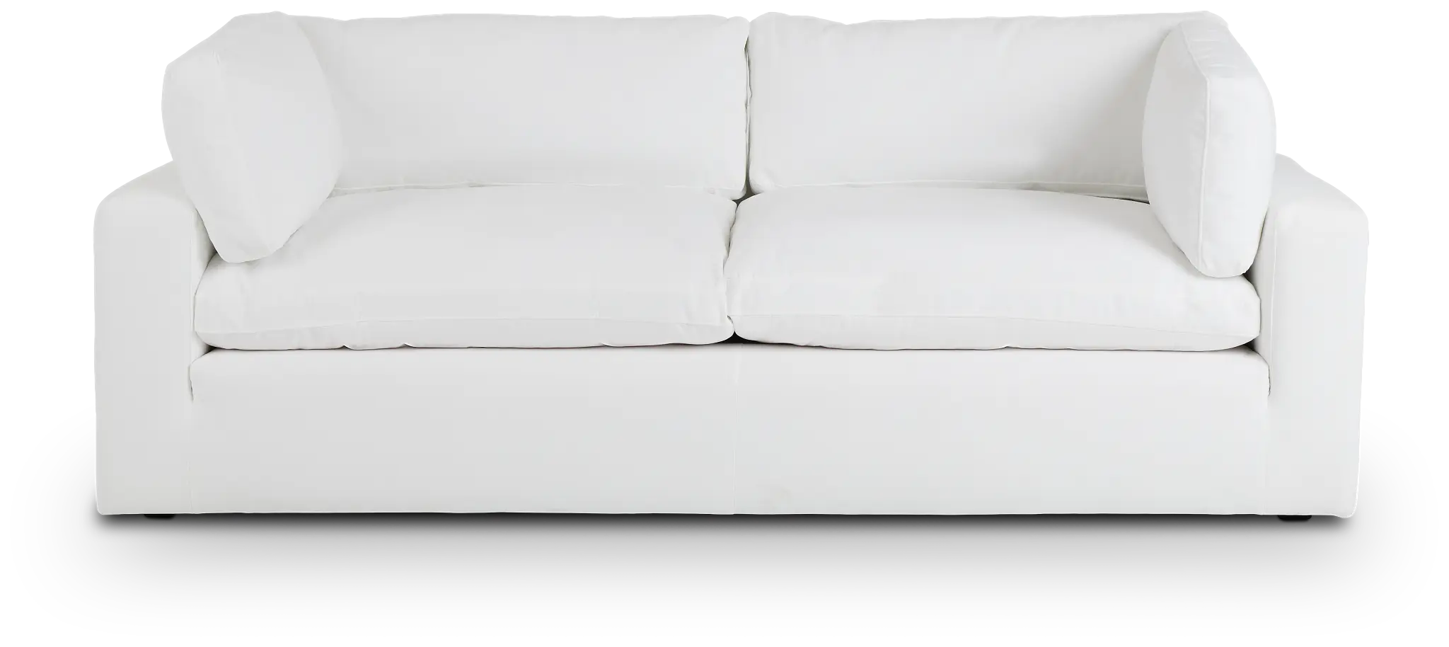 Grant White Fabric Sofa Grant White Fabric Sofa