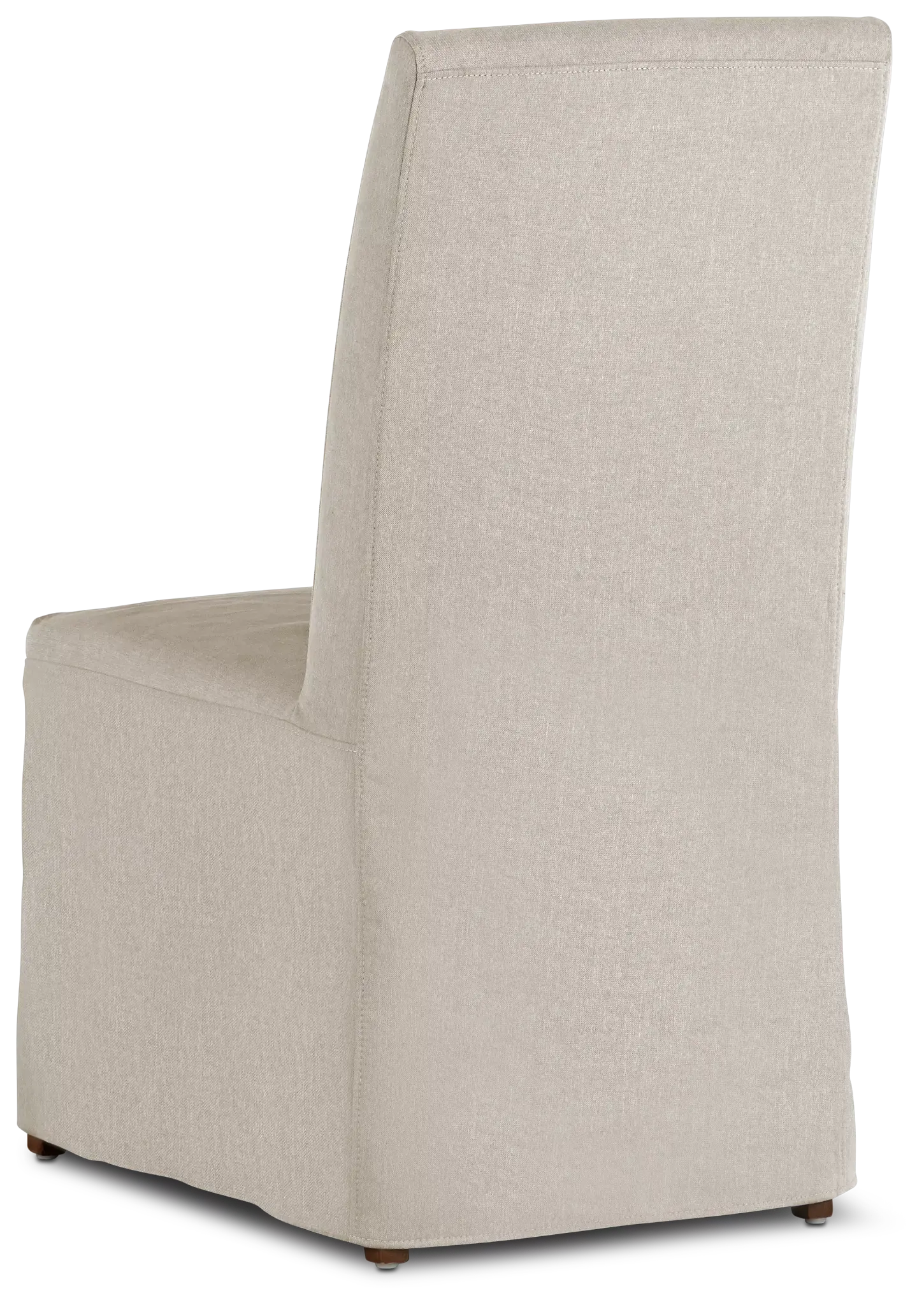 Harbor Light Beige Long Slipcover Chair With Medium-tone Leg Harbor Light Beige Long Slipcover Chair With Medium-tone Leg