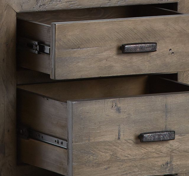 Seattle Gray 3-drawer Nightstand