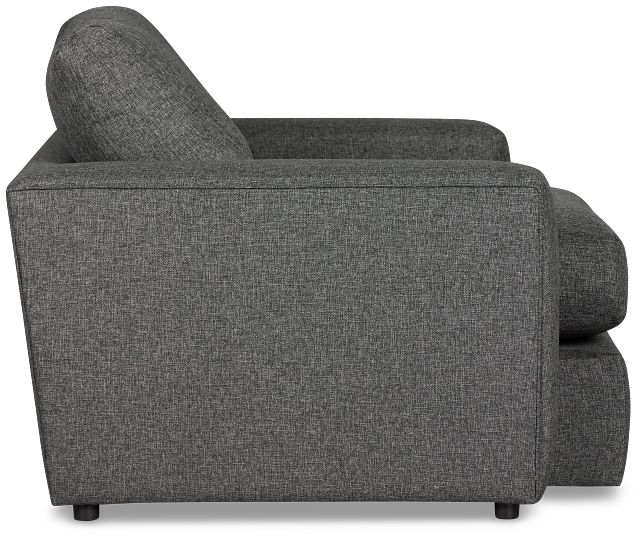 Brantley Dark Gray Fabric Oversized Chair