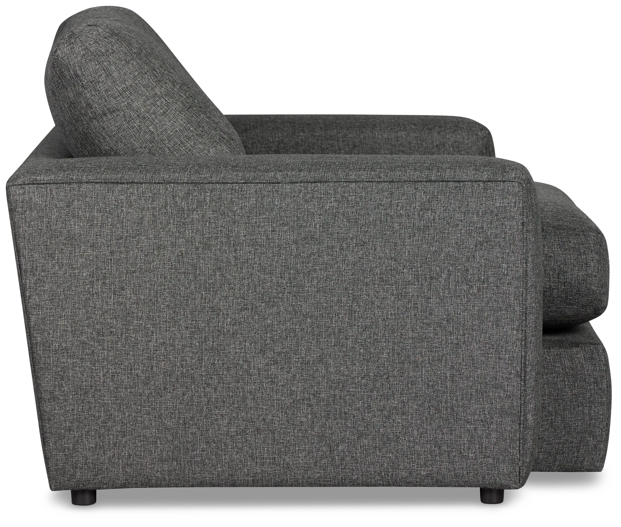 Brantley Dark Gray Fabric Oversized Chair