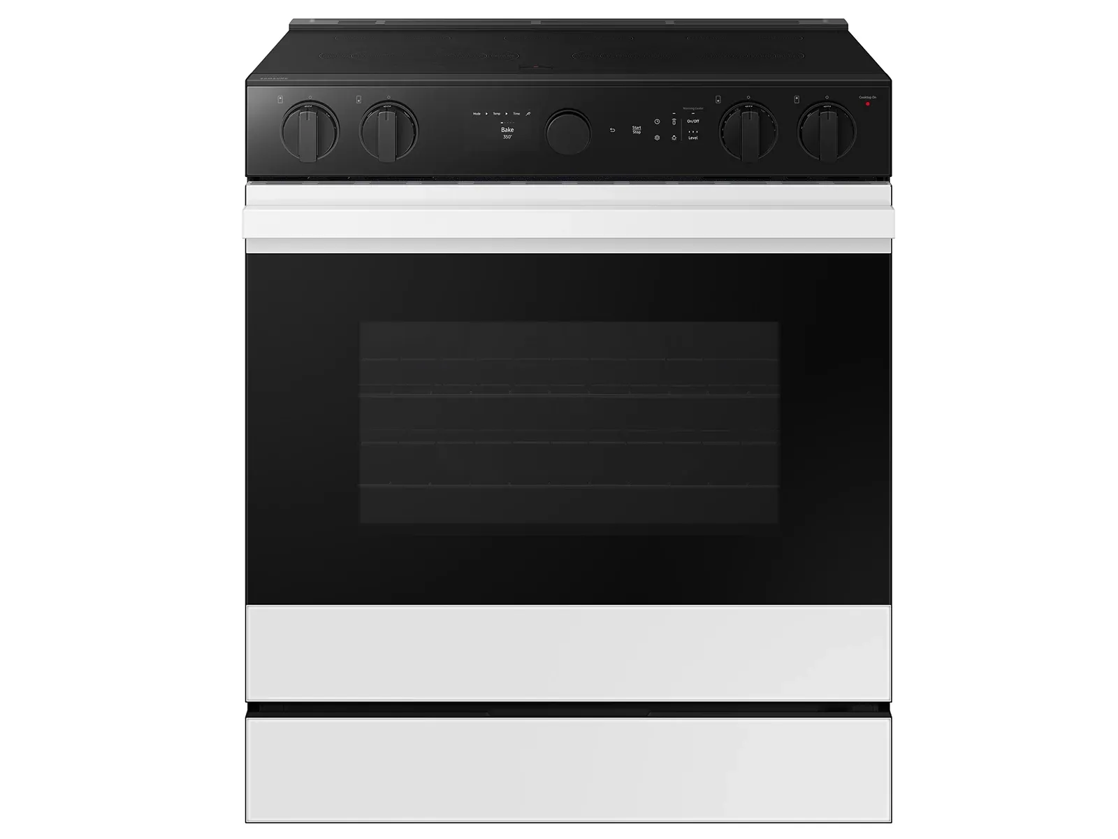 Samsung Bespoke Series White Electric Range