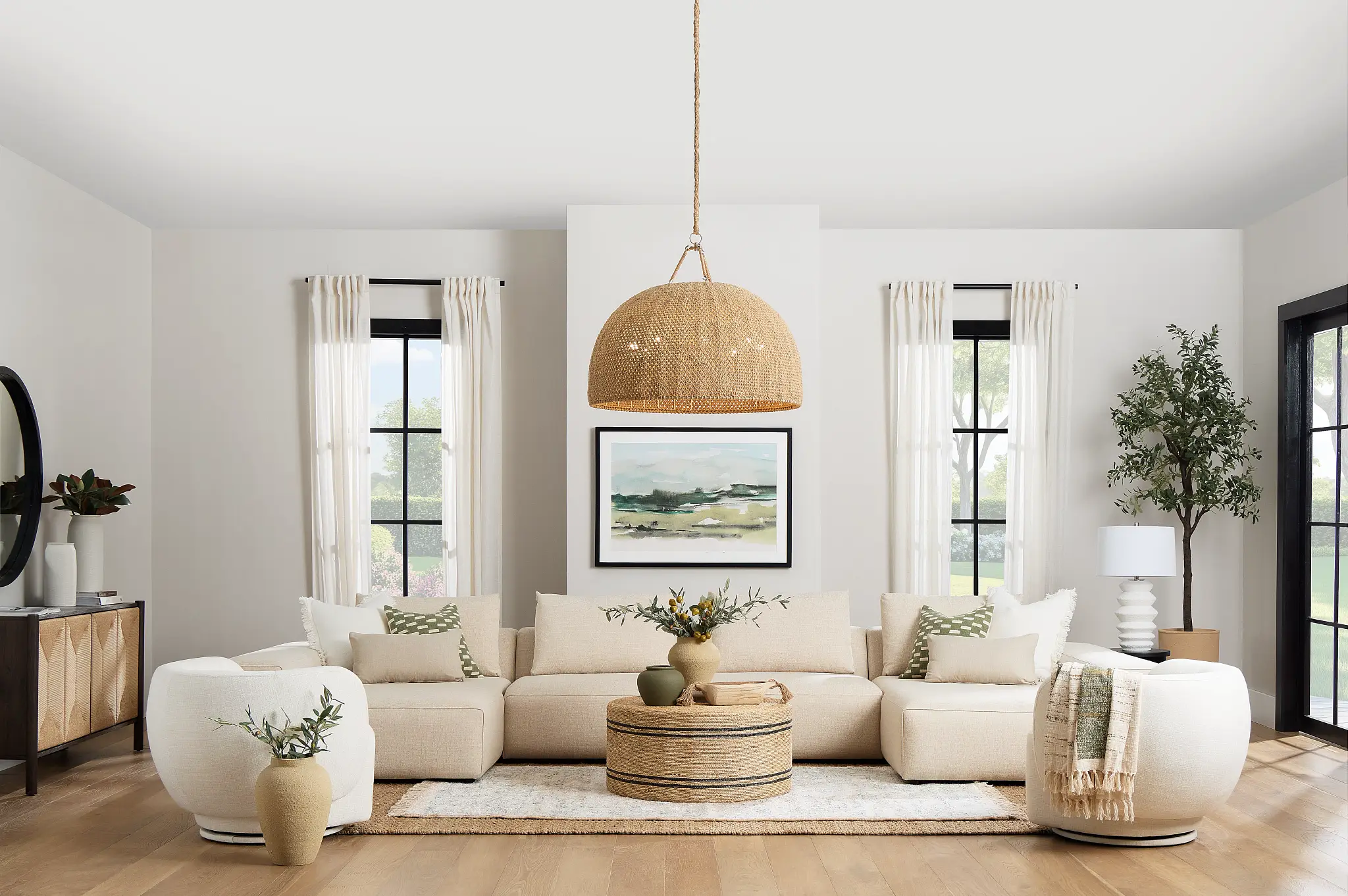 Cleo Beige Fabric Double Chaise Sectional Cleo Beige Fabric Double Chaise Sectional