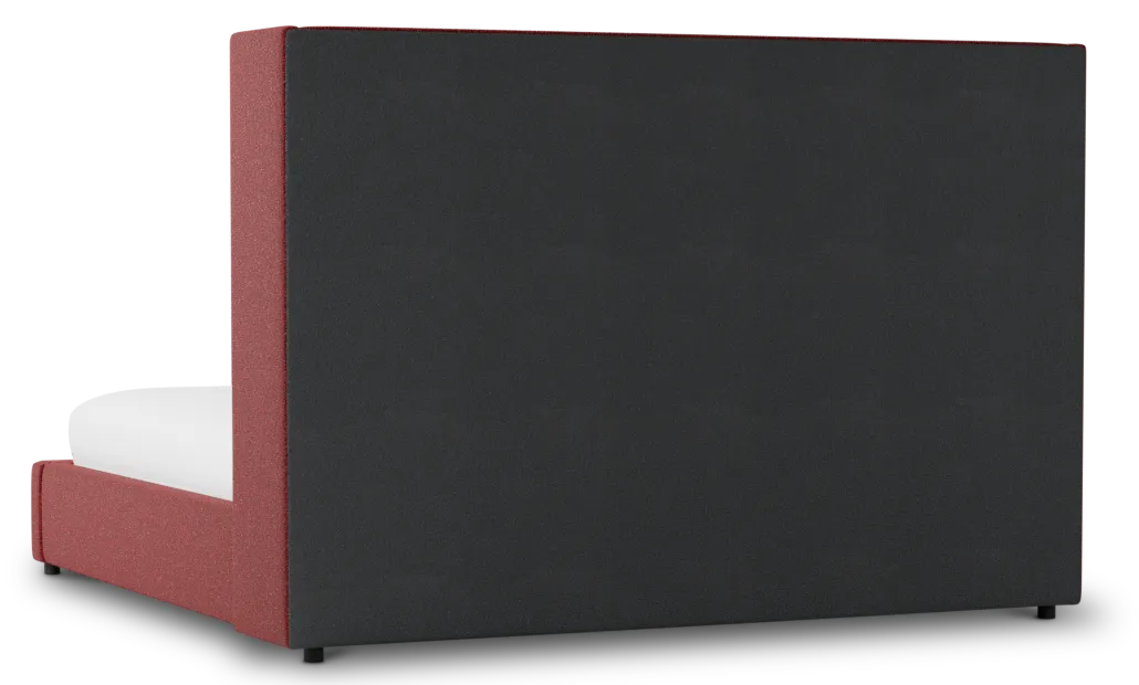 Captiva Elite Red 60" Upholstered Shelter Bed