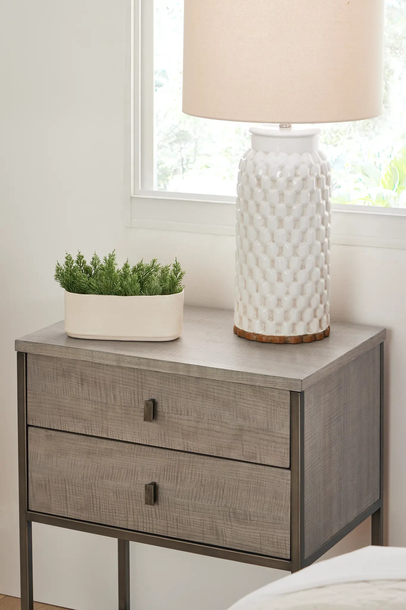 Pasadena Light Tone 2-drawer Nightstand Pasadena Light Tone 2-drawer Nightstand